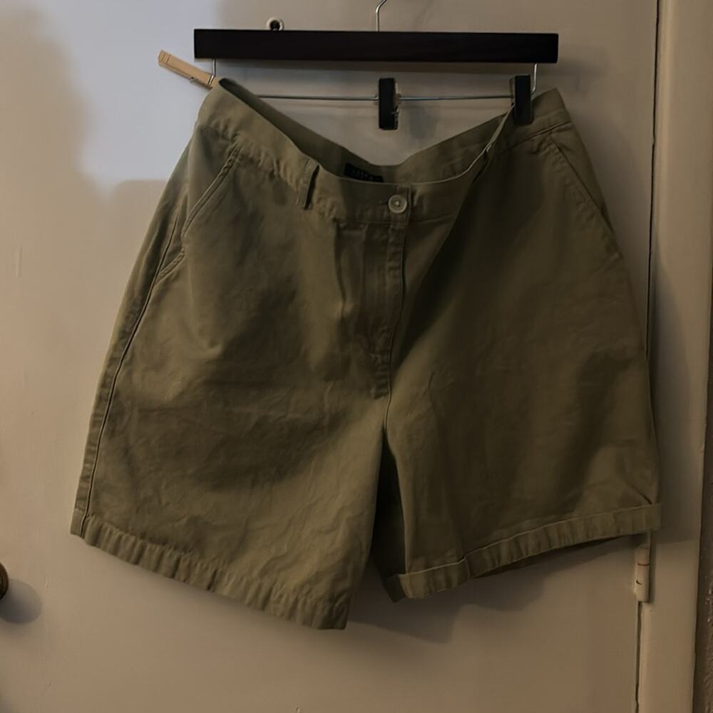 Lauren Ralph Lauren Khaki Chino Short 14W School Preppy Plus Unisex Baggy Casual